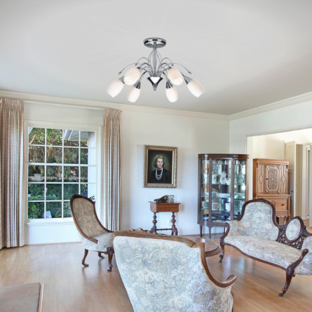 Потолочная люстра Ginevra 22080/6 хром фото 2