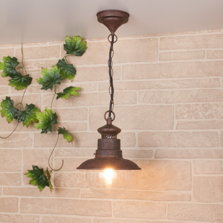 Уличный светильник подвесной Talli брауни GL 3002H фото 1