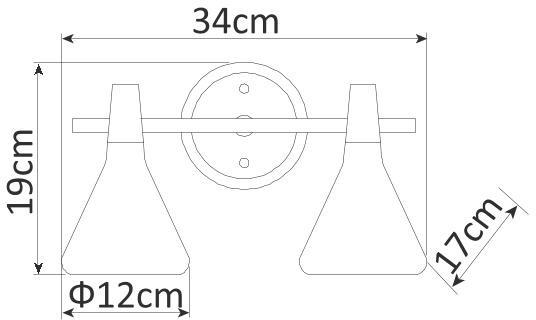 Спот Ciclone A9154AP-2WH фото 2