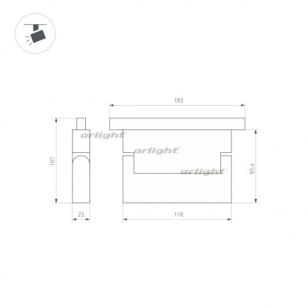 Трековый светильник MAG-ORIENT 034658 фото 2