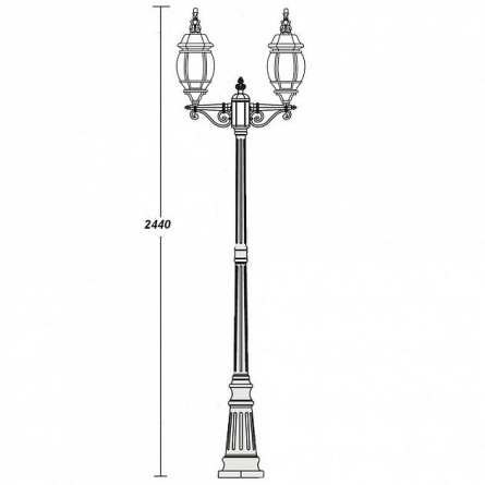 Наземный фонарь  83409LA W фото 2