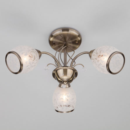 Потолочная люстра Gabriella 30026/3 античная бронза фото 1