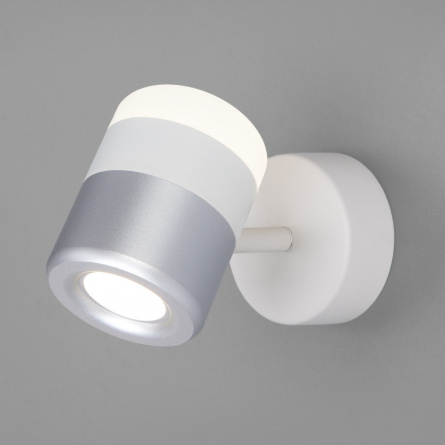 Спот Oskar 20165/1 LED белый / серебро фото 1