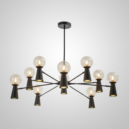Потолочная люстра ABELINA L20 Black Amber фото 1
