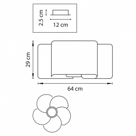 Потолочный светильник Pittore 811052 фото 2