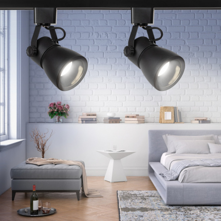 Трековый светильник  TR38-GU10 BK фото 2