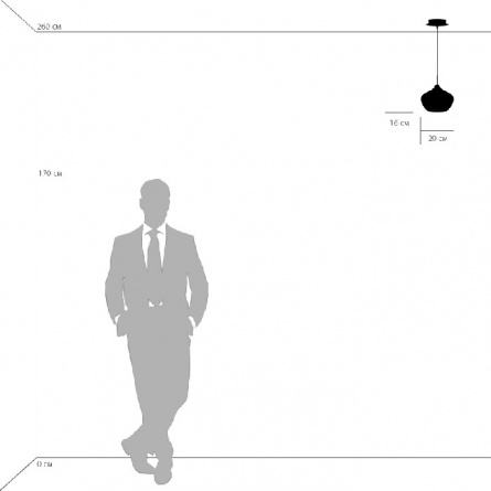 Подвесной светильник Pentola 803043 фото 3