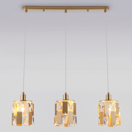 Подвесной светильник Scoppio 50101/3 перламутровое золото фото 1