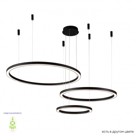 Люстра Crystal Lux FORTUNA SP123W LED BLACK фото 16