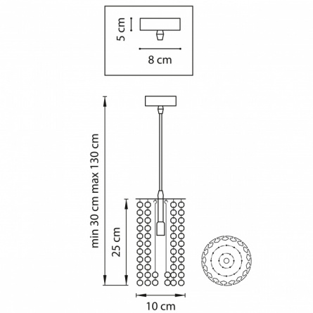 Подвесной светильник CRISTALLO 795322 фото 2