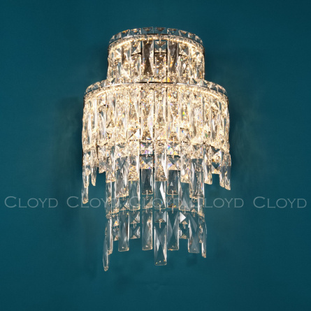 Бра Cloyd ANTREA W2 / выс. 48 см - хром (арт.20340) фото 4