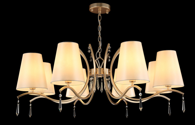 Люстра Crystal Lux RENATA SP8 GOLD фото 2