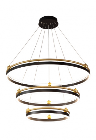 Люстра Crystal Lux FERNANDO SP123W LED  BLACK/GOLD фото 16