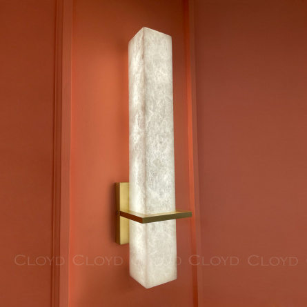 Бра Cloyd BEGRIFF W2 / - алебастр латунь (арт.20325) фото 4