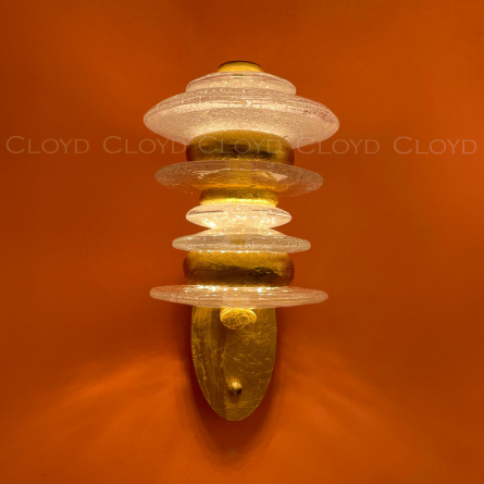 Бра Cloyd GEFEST W3 / выс. 30 см - золото сусальн. (арт.20124) фото 2