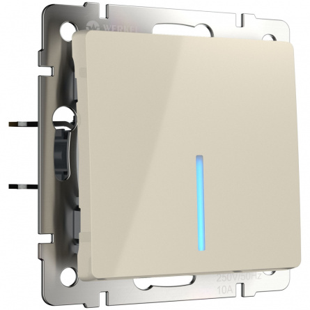 Выключатель Встраиваемые механизмы слоновая кость W1110103 фото 1