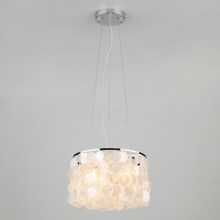 Подвесная люстра Sandra 60005/3 хром / перламутр фото 1