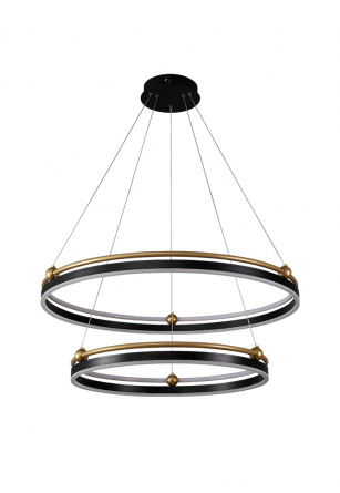 Люстра Crystal Lux FERNANDO SP123W LED  BLACK/GOLD фото 7