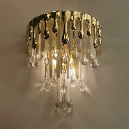 Бра Cloyd CAPULETTI W2 / выс. 32 см - золото (арт.20335) фото 4