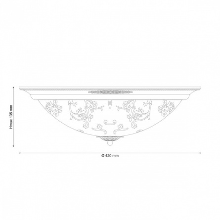 Потолочный светильник Lugo LUGO 142.3 R40 white фото 3