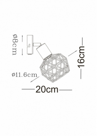 Спот Sospiro A6141AP-1WH фото 2