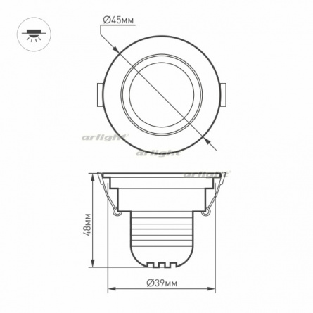 Точечный светильник LTM 014912 фото 2