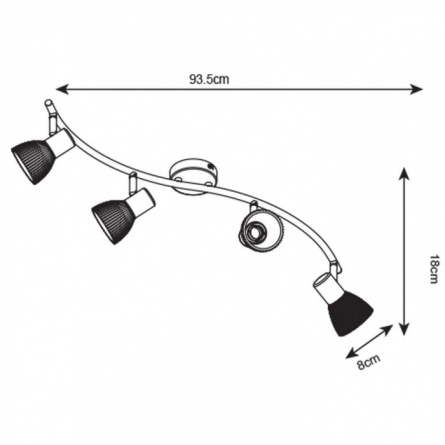 Спот Parry A5062PL-4SS фото 2