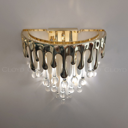 Бра Cloyd CAPULETTI W2 / выс. 32 см - золото (арт.20335) фото 2