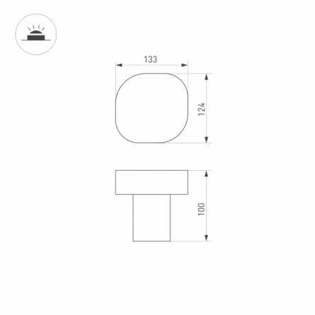 Наземный светильник SWAMP 030002 фото 3