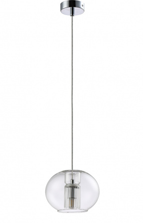 Светильник подвесной Crystal Lux BELEZA SP1 E CHROME фото 1