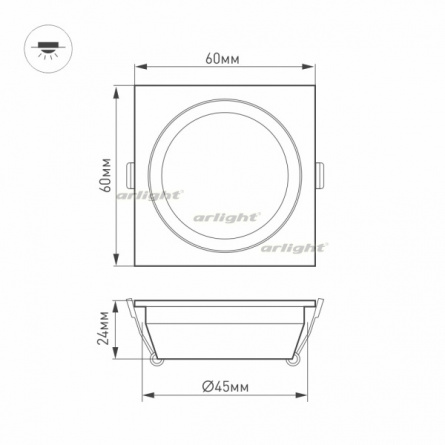 Точечный светильник LTM 020764 фото 3