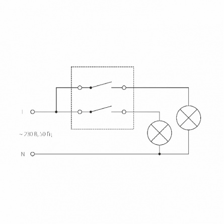 Выключатель Встраиваемые механизмы глянцевый никель W1120002 фото 2