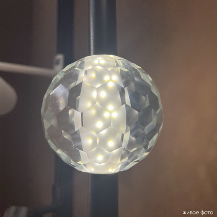 Светильник подвесной Crystal Lux ELVIRA SP8W LED 4000K BLACK фото 5