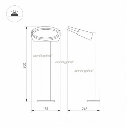 Наземный светильник EYE 029984 фото 2