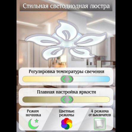 Потолочная люстра LED LIGHT LED LAMPS 81153 фото 3