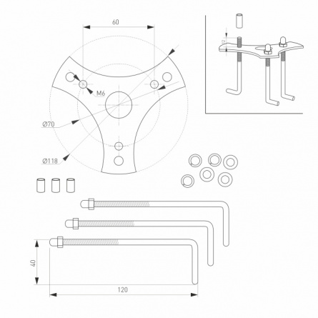 Наземный светильник STEM 029966 фото 3