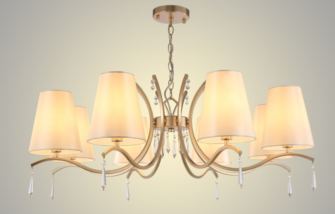 Люстра Crystal Lux RENATA SP8 GOLD фото 4