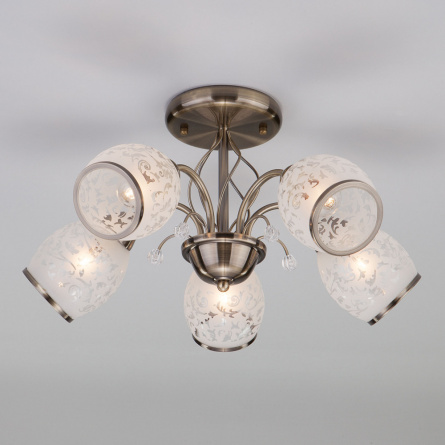 Потолочная люстра Gabriella 30026/5 античная бронза фото 1