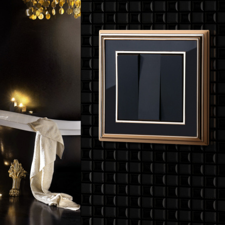 Выключатель Встраиваемые механизмы черные W1130008 фото 2