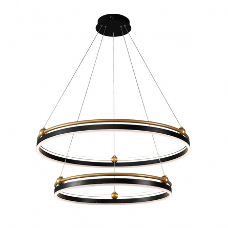 Люстра Crystal Lux FERNANDO SP123W LED  BLACK/GOLD фото 3