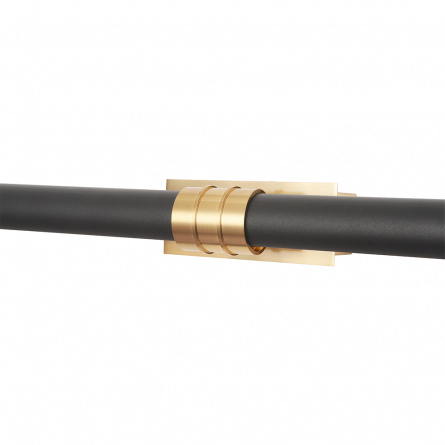 Бра Crystal Lux PRADA AP10W BLACK фото 6
