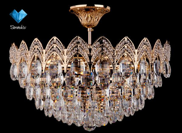 Потолочная люстра 3649 3649/6 золото фото 2