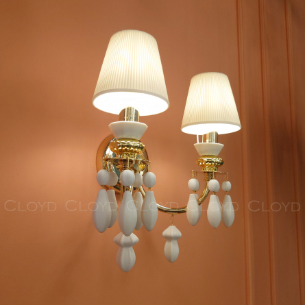 Бра Cloyd LOTTIE-B W2 - белая керамика (арт.20337) фото 2