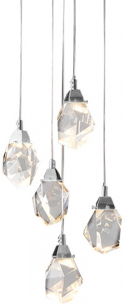 Подвесной светильник Crystal rock MD-020B-5 chrome фото 1