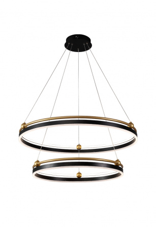 Люстра Crystal Lux FERNANDO SP123W LED  BLACK/GOLD фото 8