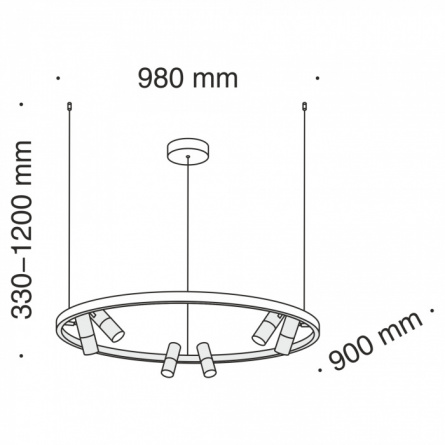 Подвесной светильник Satellite MOD102PL-L42B фото 2