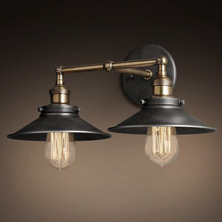 Бра Loft Cone 20th c.Factory filament  Pendant Double фото 1