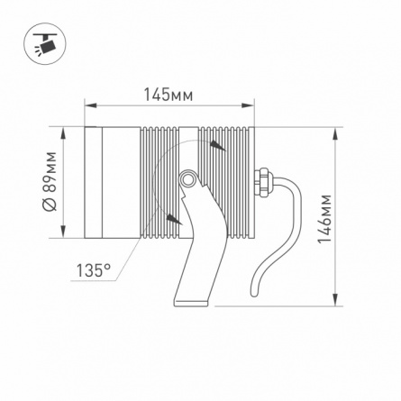Прожектор уличный RAY 029699 фото 3