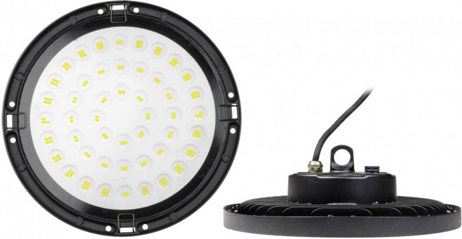 Промышленный светильник купольный  ULY-U34C-100W/4000K IP65 BLACK фото 1