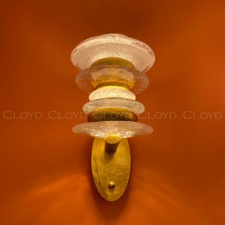 Бра Cloyd GEFEST W3 / выс. 30 см - золото сусальн. (арт.20124) фото 3